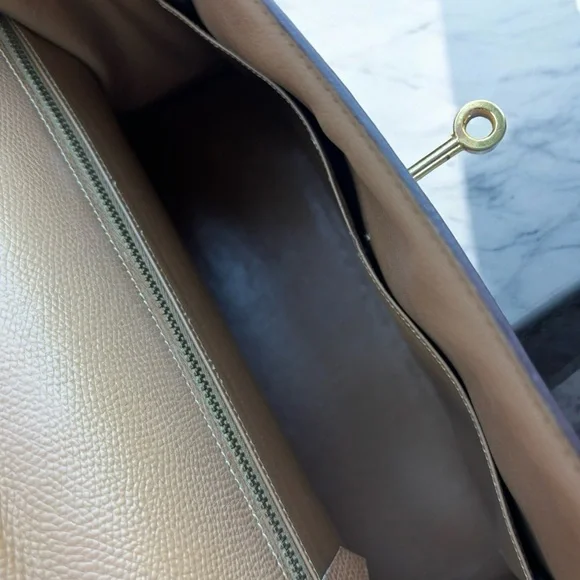 1988’ Vintage Hermes Kelly 32 Epsom Sellier Birkin Bag - Picture 7 of 12